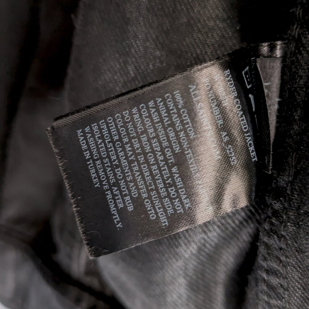 All Saints Black Jean Jacket - Picture 5 of 16